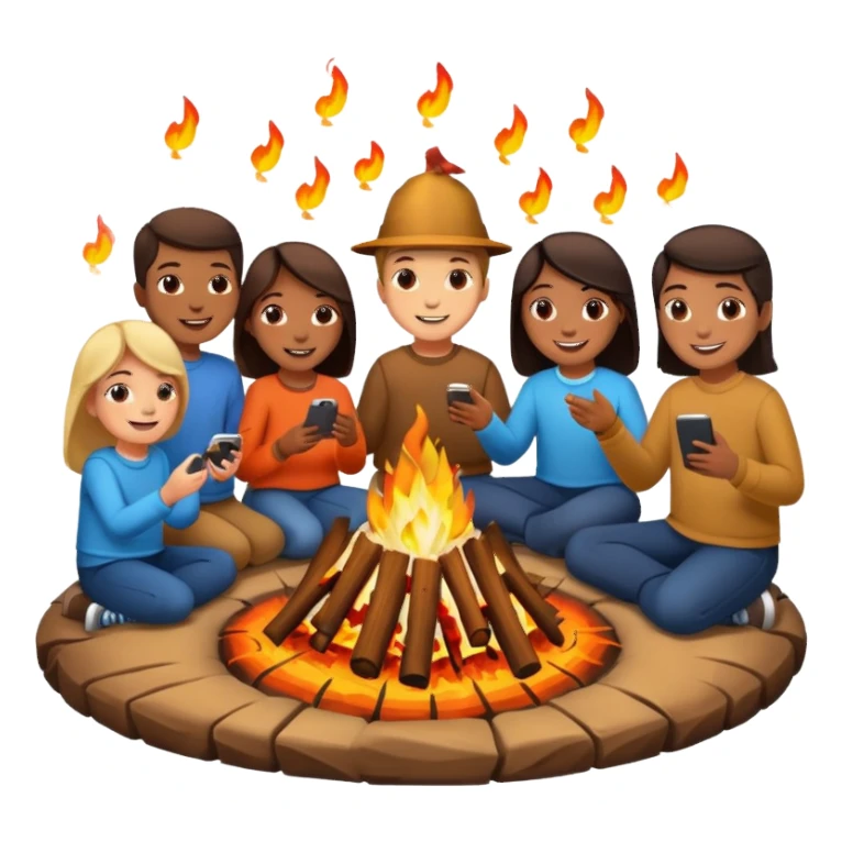 Bonfire Night with music sticker