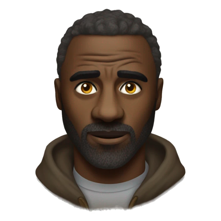 Idris Elba if he was a lion sticker