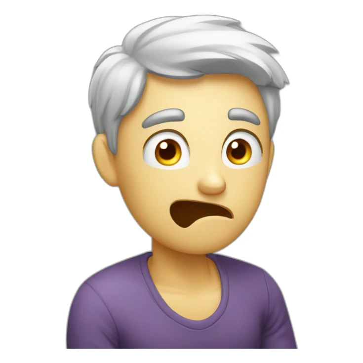 procrastinating-mood sticker