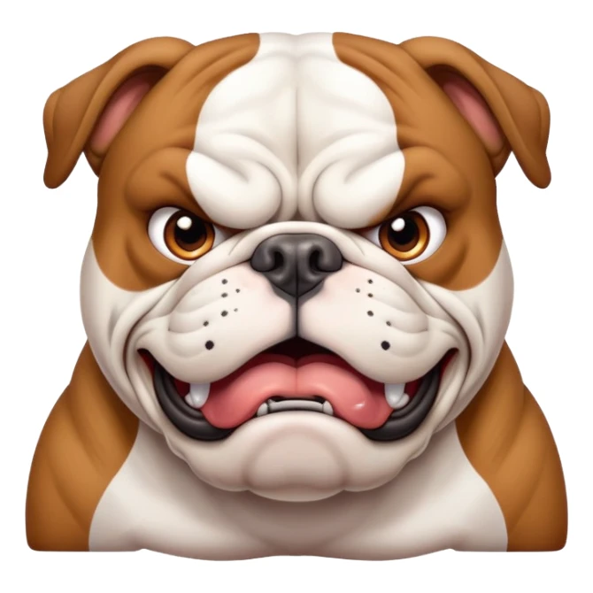 Angry Bulldog sticker