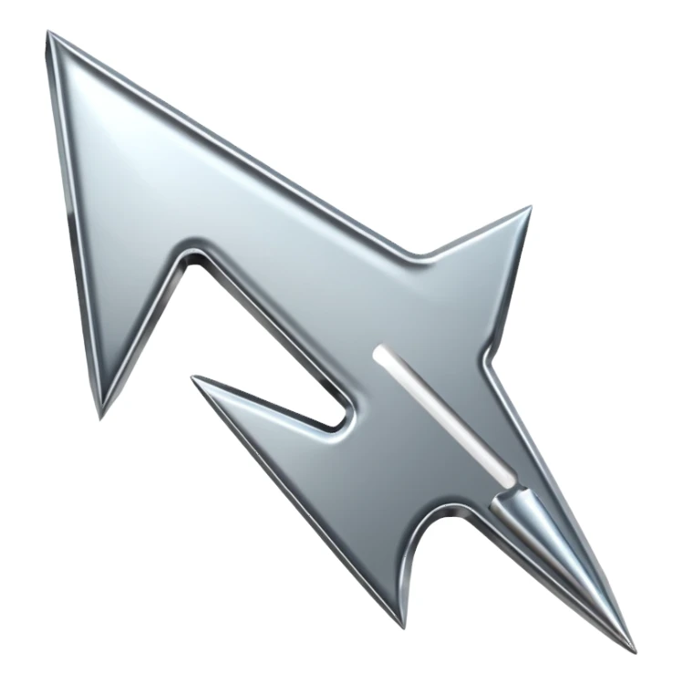 reverse arrow sticker