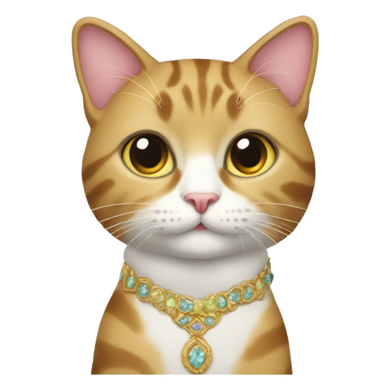 fancy cat sticker