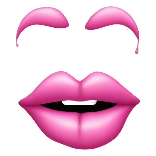 pink kiss lips  sticker