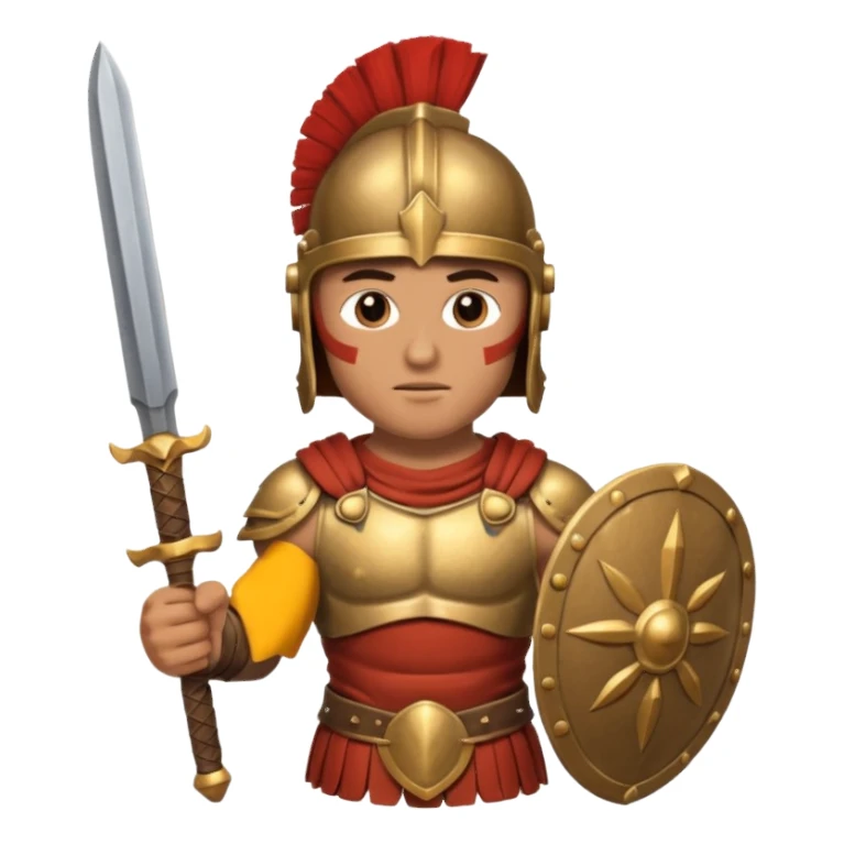 Roman Gladiator front sticker