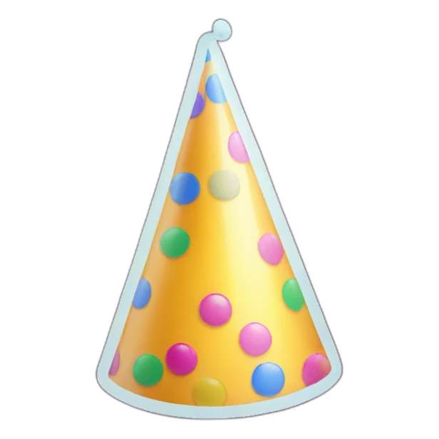 party hat sticker