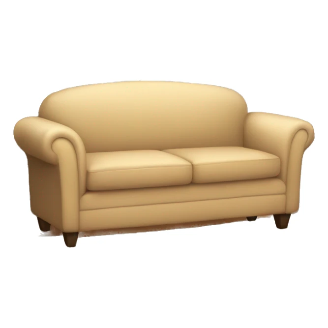 A cozy couch sticker