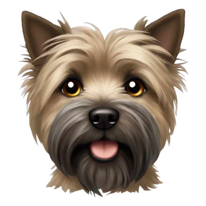 Cairn terrier with brindle fur sticker