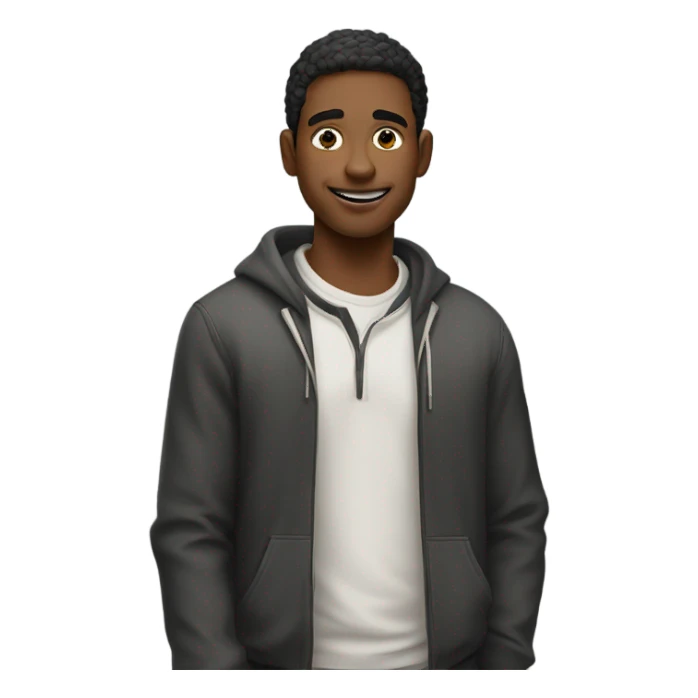 cool guy with cigarette outdoors sticker