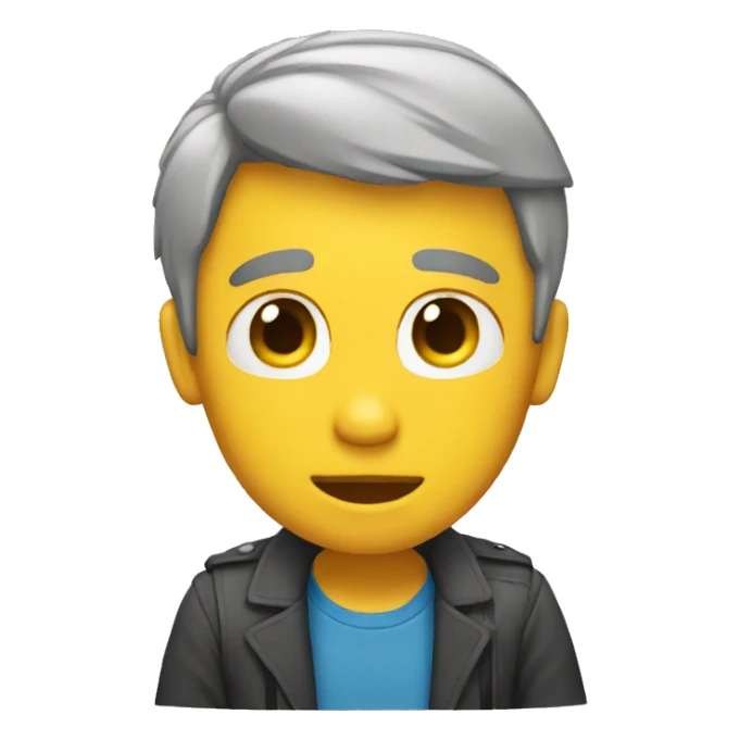 Un emoji llorando  sticker