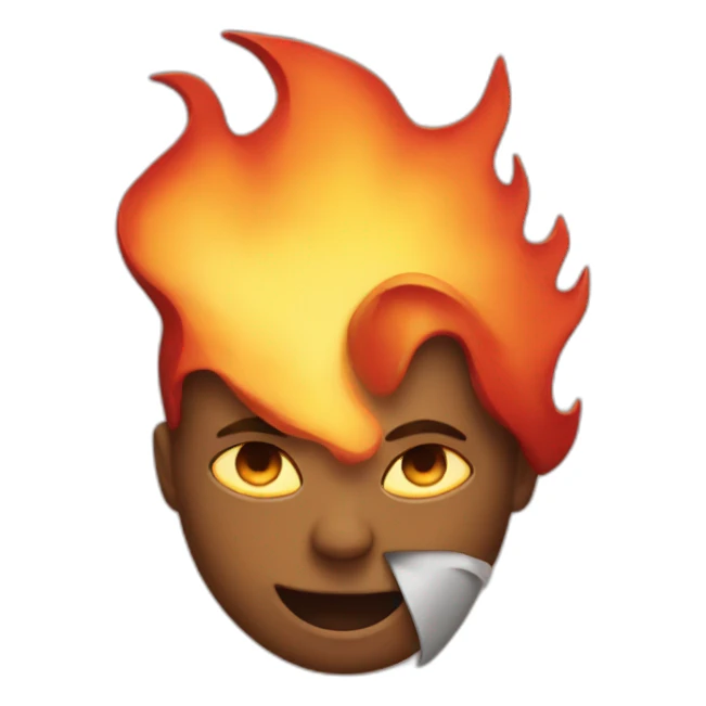 flames sticker