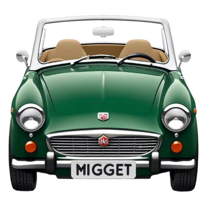 Mg midget car sticker