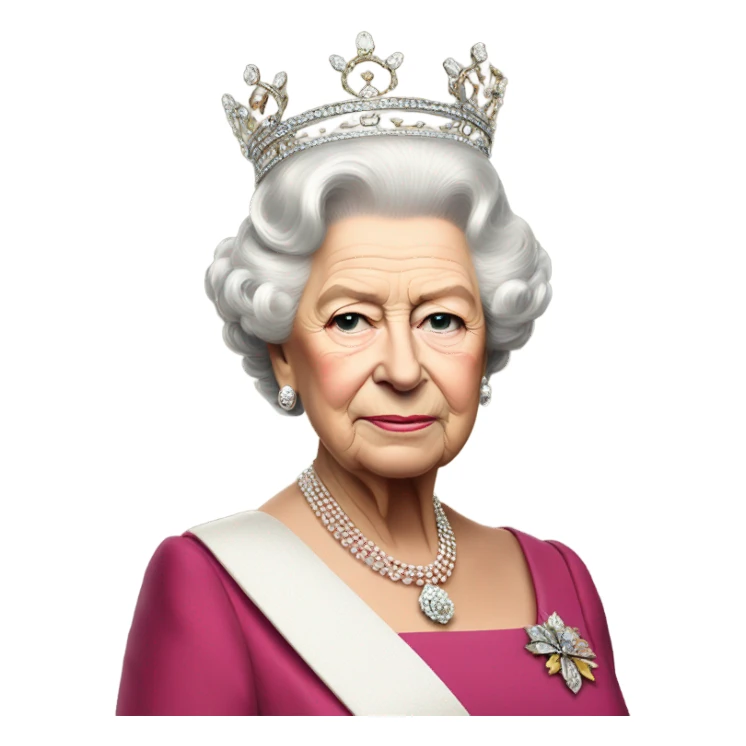 Queen elizabeth  sticker