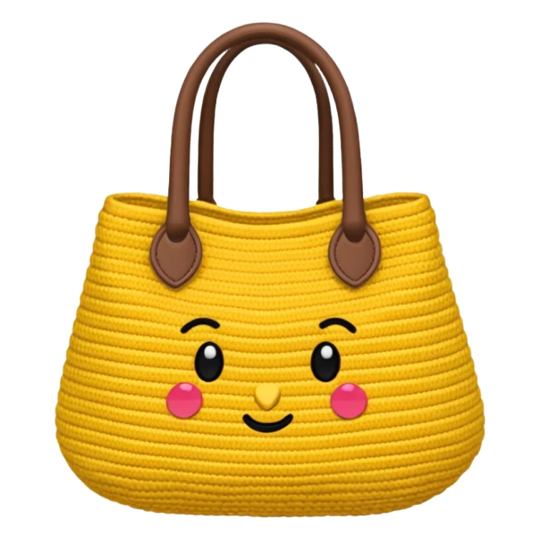 crochet bag sticker