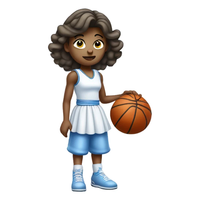 Cinderella playing basketball  sticker