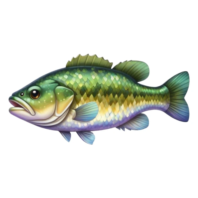 Small mouth bass sticker