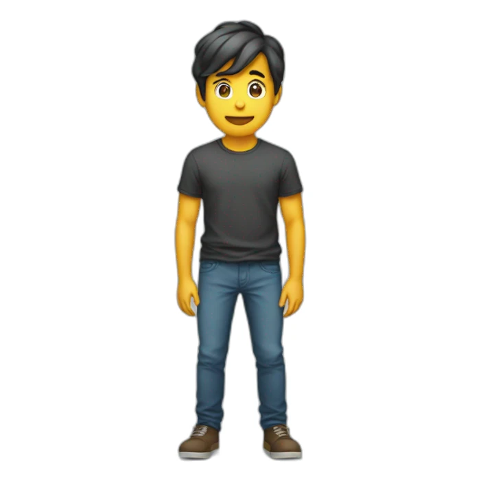 standing on head sticker