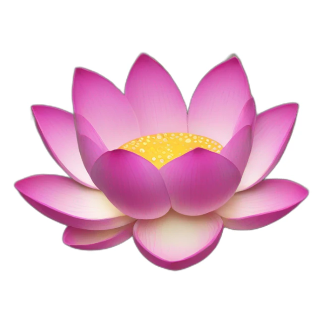 Lotus flower floating in mud sticker