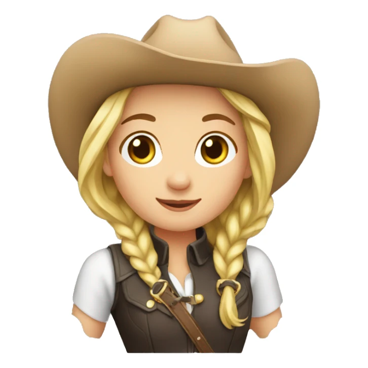 Horse riding girl sticker
