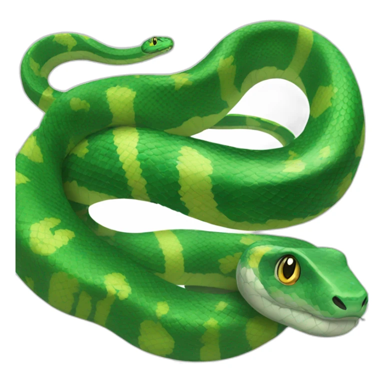 snake with a scarf Slytherin sticker