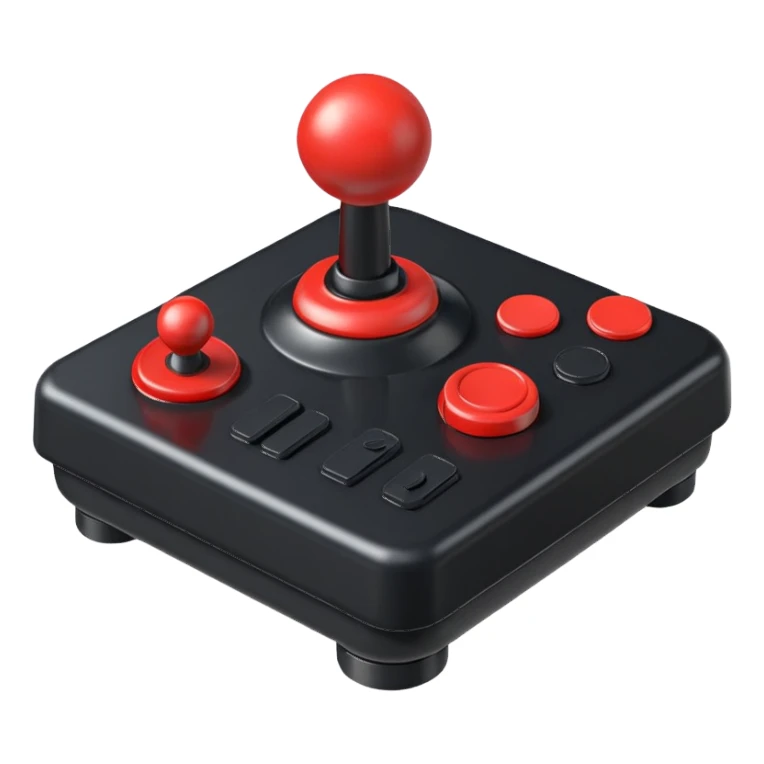 retro joystick sticker