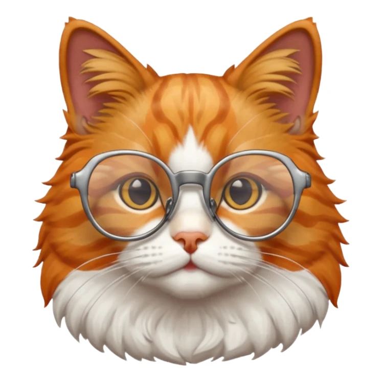 Cat lunette sticker