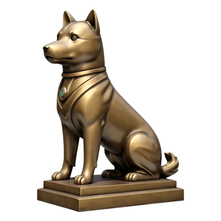 Shibuya Hachiko statue sticker