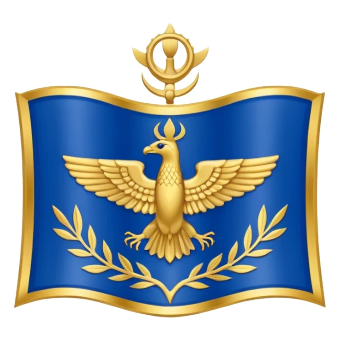 Zoroastrian flag sticker
