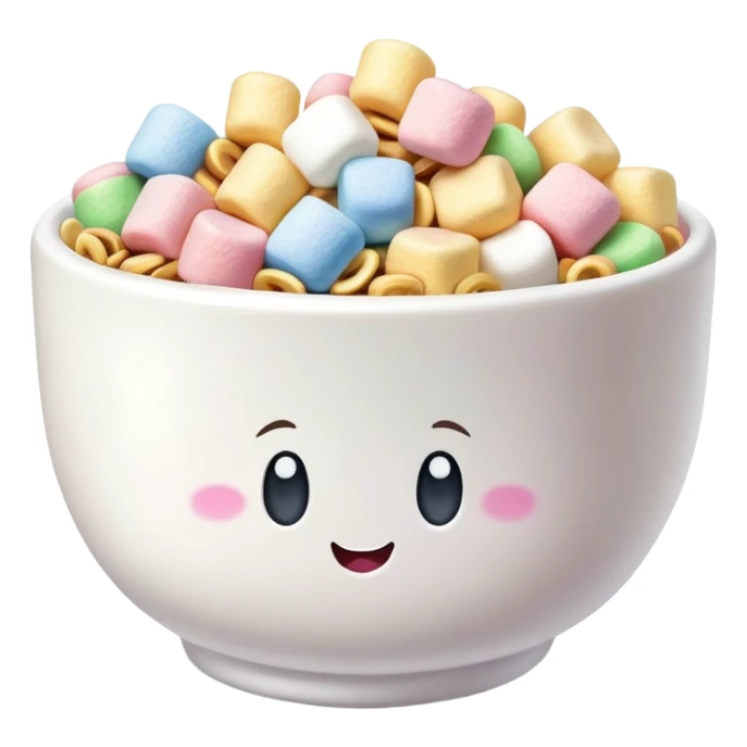 Lucky charms cereal bowl  sticker