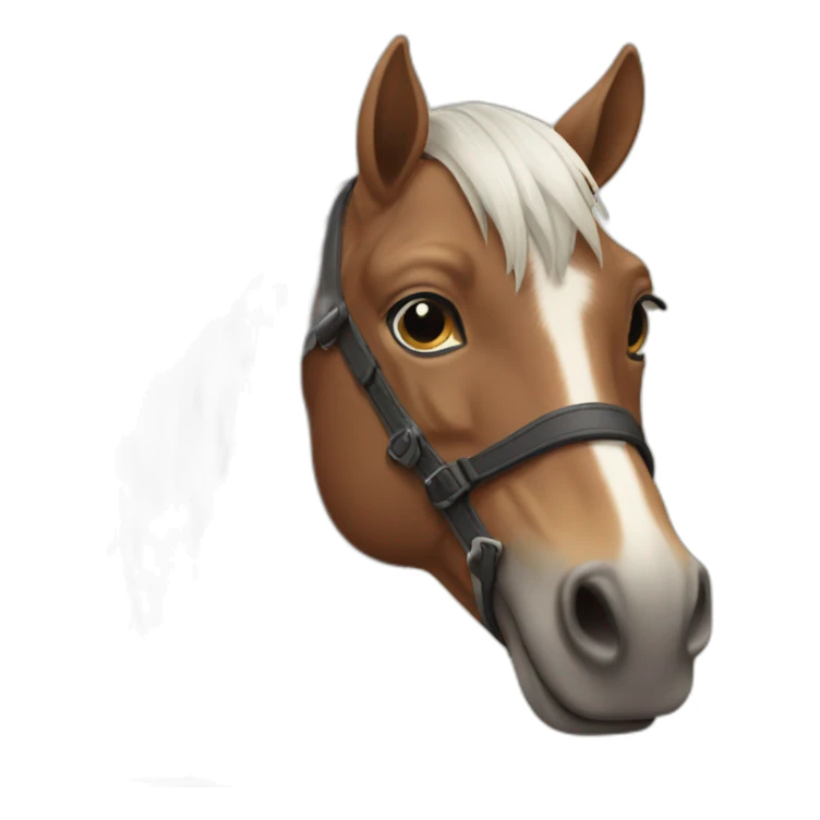 Hoefijzer paard sticker