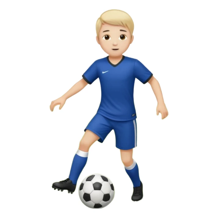  мальчик играет в футбол и эта картинка должна быть обведена в кружок  sticker