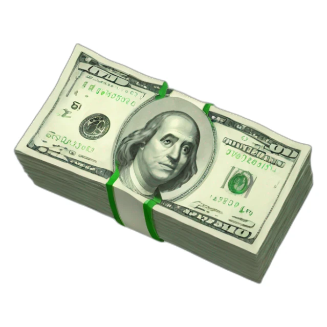 Money and shake sticker