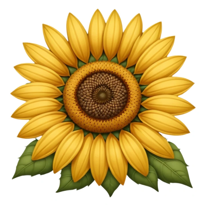 Sunflower seed sticker