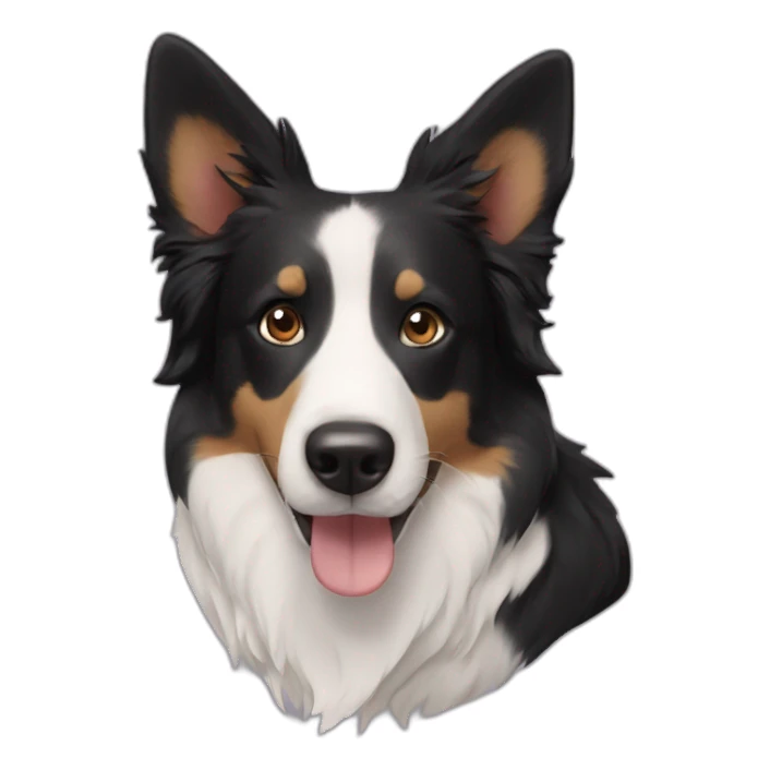 border collie mixed with corgie sticker