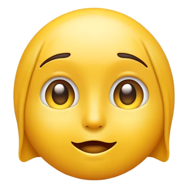 Whispering emoji sticker