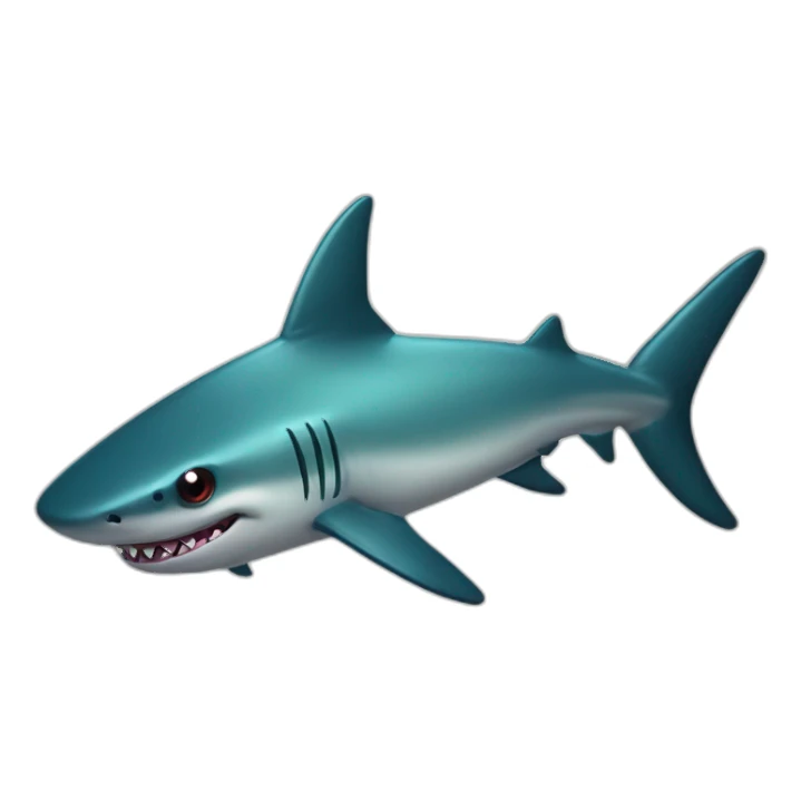Star eyed shark sticker