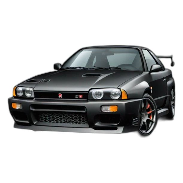 Black r32 gtr sticker