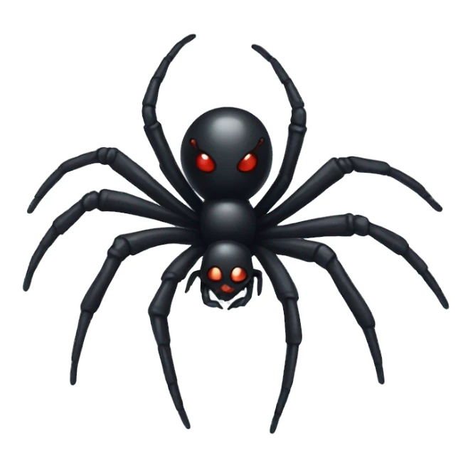 Black widow spider  sticker