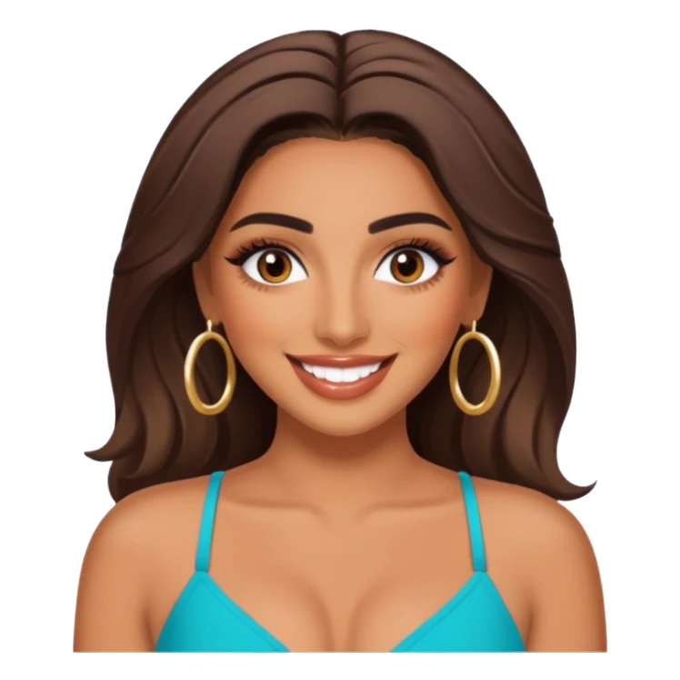 huda from love island crashout face  sticker