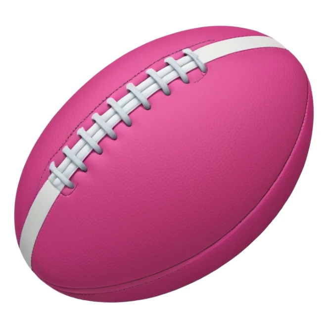 Rugby pink ball sticker