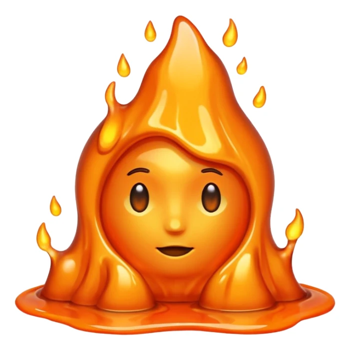 melted iron  sticker