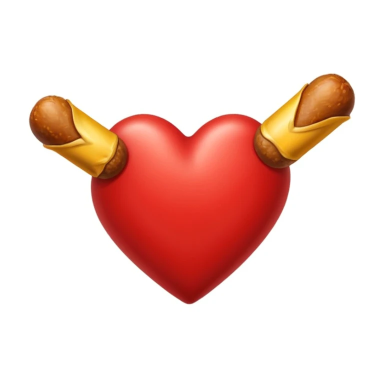 Corazon con bangers de Venezuela sticker