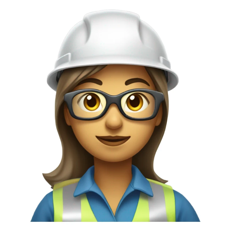 woman enginner sticker