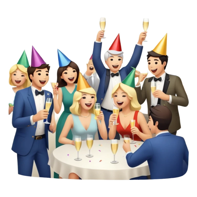 A crazy house party  sticker