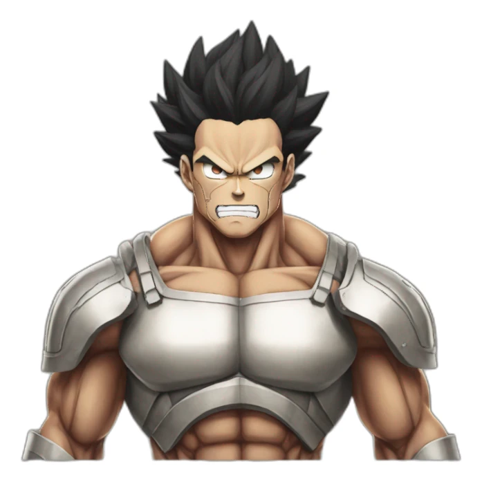 Goku armored titan sticker