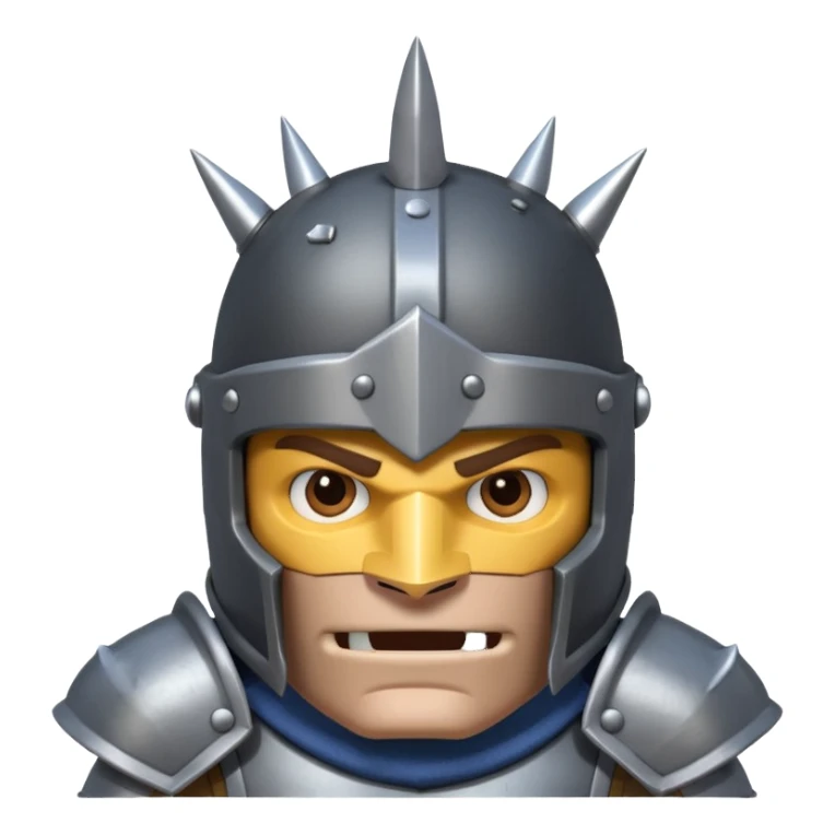 The Mega Knight From Clash Royale sticker