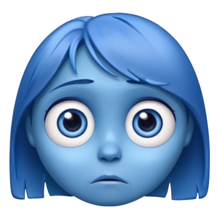 Sadness from the Inside Out movie sticker