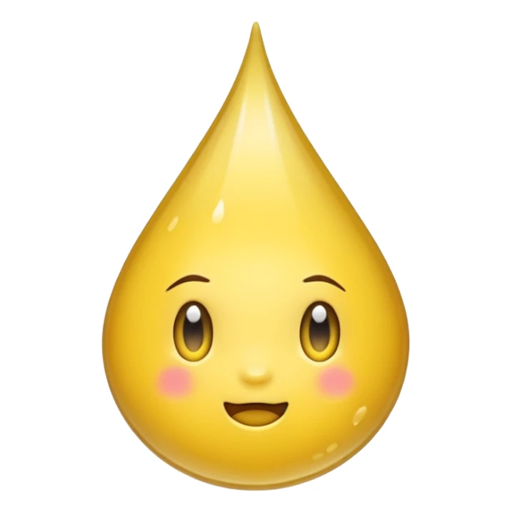 drop of pee sticker