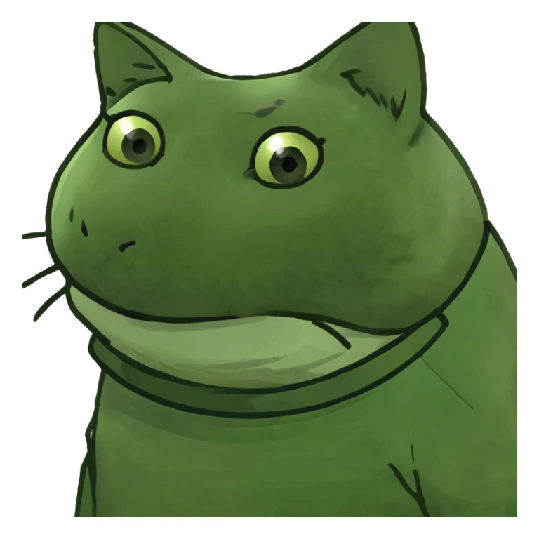 Cat wearing a sweater sticker