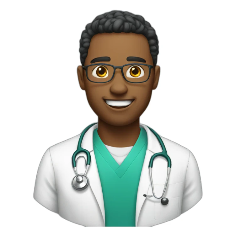 Crazy medical student sticker