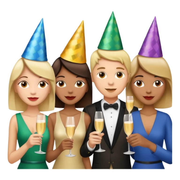 Birthday party sticker